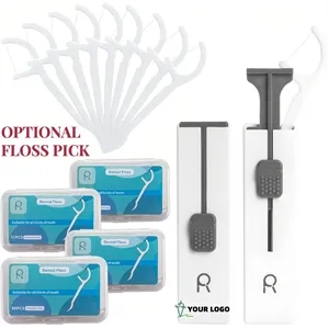 Portable Floss Case With 10 Picks Cleaning Teeth | https://www.bestnamebadges.com