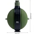 Foldable Silicone Camping Water Bottle Kettle With Compass | https://www.bestnamebadges.com