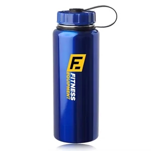 34 oz. Stainless Steel Sports Bottles With Lid | https://www.bestnamebadges.com