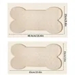 Dog Food Mat Anti-Slip Silicone | https://www.bestnamebadges.com