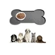 Dog Food Mat Anti-Slip Silicone | https://www.bestnamebadges.com