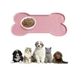 Dog Food Mat Anti-Slip Silicone | https://www.bestnamebadges.com
