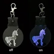 Acrylic Luminous Keychain Pendant Three-Color LED | https://www.bestnamebadges.com