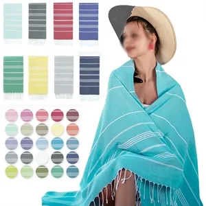 Cotton Turkish Beach Towel | https://www.bestnamebadges.com