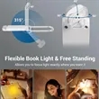 USB Rechargeable Book Reading Light Portable Booklight | https://www.bestnamebadges.com