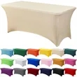 Spandex Tablecloth 6FT Stretch Table Cover | https://www.bestnamebadges.com