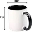 12oz Two-Tone Ceramic Mug | https://www.bestnamebadges.com