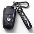 Leather Car Keychain | https://www.bestnamebadges.com