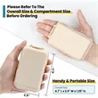 14 GRIDS Travel Pill Organizer Box with Labels | https://www.bestnamebadges.com