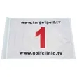 Golf Course Flag - Double Sided with Pin Tube Sleeve | https://www.bestnamebadges.com