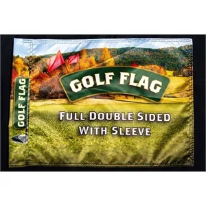 Golf Course Flag, PREMIUM, Double Side Tube Style