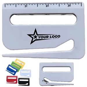 3-In-1 Multi-Function Letter Opener Magnifying Glass Ruler | https://www.bestnamebadges.com