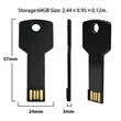 Creative Key USB Flash Drive 64g Metal | https://www.bestnamebadges.com