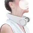 Bladeless Neck Hanging Fan 1200mAh Rechargeable | https://www.bestnamebadges.com