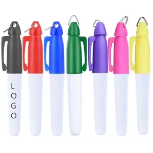 Golf Marker With Bullet Clip Tip