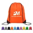 Cheap Promotional Polyester Drawstring Backpacks String Bags | https://www.bestnamebadges.com