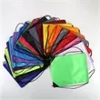 Cheap Promotional Polyester Drawstring Backpacks String Bags | https://www.bestnamebadges.com