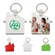 House shaped MDF key tag | https://www.bestnamebadges.com