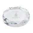 Rimini Gem Cut Crystal Paperweight | https://www.bestnamebadges.com