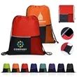 Dual Pocket Drawstring Backpack | https://www.bestnamebadges.com