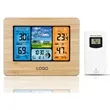 Wireless Weather Station Clock With Outdoor Sensor | https://www.bestnamebadges.com