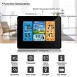 Wireless Weather Station Clock With Outdoor Sensor | https://www.bestnamebadges.com