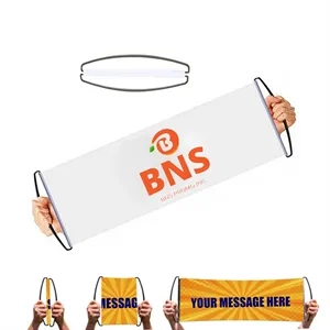 Hand Held Scroll Retractable Handheld Banner