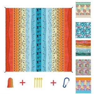Full Color Beach Blanket Waterproof Sandproof Mat