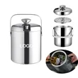 Portable Ice Wine Bucket with Lid | https://www.bestnamebadges.com