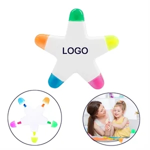 Star Shape Fluorescent Pen Highlight Markers | https://www.bestnamebadges.com