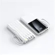 10000mAh Portable Power Bank with Built in Cables | https://www.bestnamebadges.com