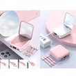 Small Portable 5000mAh Mirror Power Bank | https://www.bestnamebadges.com