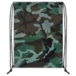 Simply Camo Drawstring Tote Bags | https://www.bestnamebadges.com