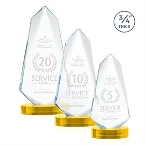 Sheridan Award on Alberton Base - Gold | https://www.bestnamebadges.com