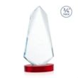 Sheridan VividPrint™ Award on Alberton Base - Red | https://www.bestnamebadges.com