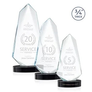 Sheridan Award on Alberton Oval Base - Black | https://www.bestnamebadges.com