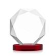 Kitchener VividPrint™ Award on Alberton Base - Red | https://www.bestnamebadges.com