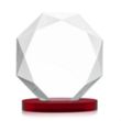 Kitchener VividPrint™ Award on Alberton Base - Red | https://www.bestnamebadges.com
