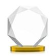 Kitchener VividPrint™ Award on Alberton Base - Gold | https://www.bestnamebadges.com