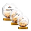 Kitchener VividPrint™ Award on Alberton Base - Amber | https://www.bestnamebadges.com