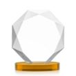 Kitchener VividPrint™ Award on Alberton Base - Amber | https://www.bestnamebadges.com
