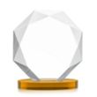 Kitchener VividPrint™ Award on Alberton Base - Amber | https://www.bestnamebadges.com