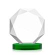Kitchener Award on Alberton Base - Green | https://www.bestnamebadges.com