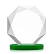 Kitchener Award on Alberton Base - Green | https://www.bestnamebadges.com