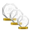 Kitchener Award on Alberton Base - Gold | https://www.bestnamebadges.com