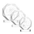 Kitchener Award on Alberton Base - Clear | https://www.bestnamebadges.com