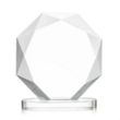 Kitchener Award on Alberton Base - Clear | https://www.bestnamebadges.com