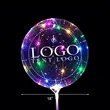 Custom Glowing Bobo Balloon | https://www.bestnamebadges.com