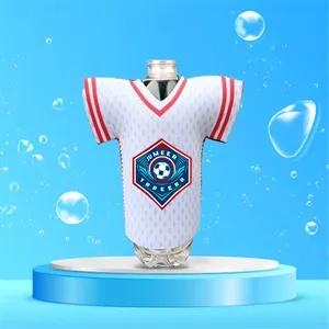 Full Color Jersey Sleeve Bottle Cooler | https://www.bestnamebadges.com