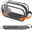 Toiletry Bag Clear Wash Men | https://www.bestnamebadges.com